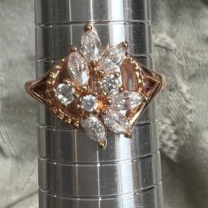 Rose Gold Fashion Ring Size 9